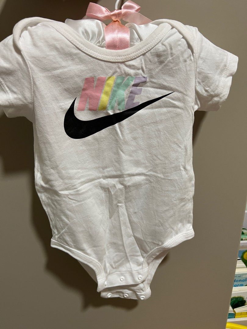 Bodysuit Nike Little Girl Outfits Baby Girls Nike Floral Bodysuit
