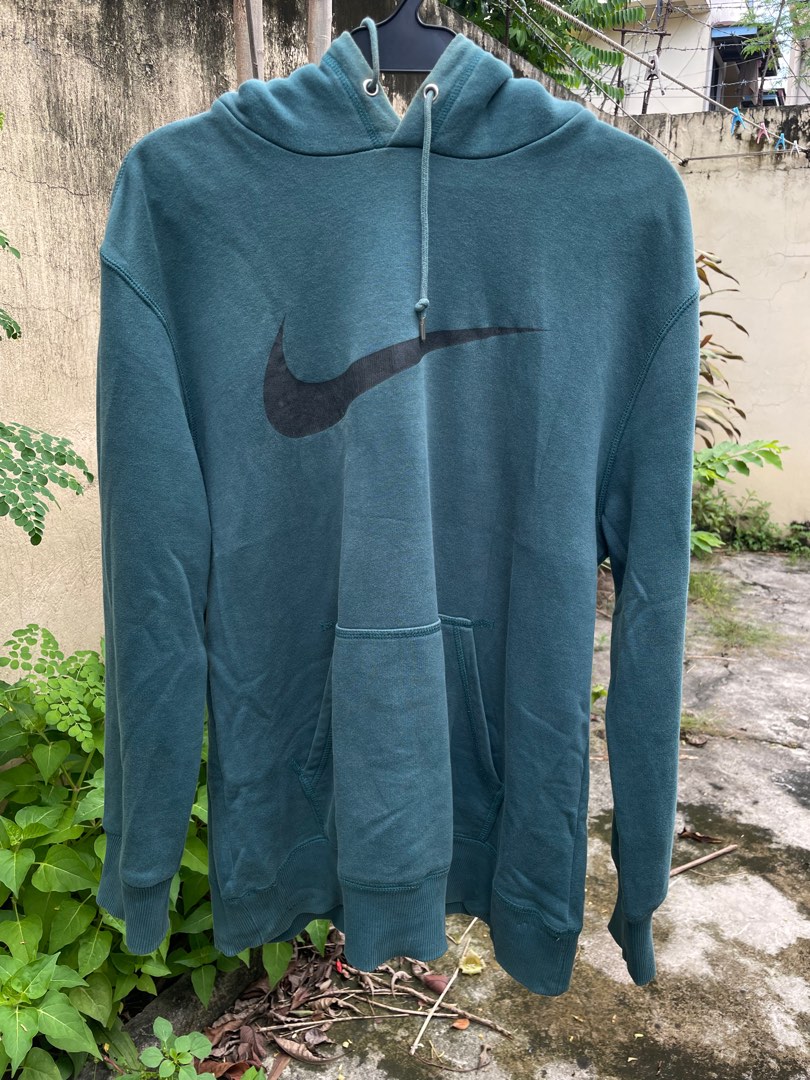 mens dark green nike hoodie
