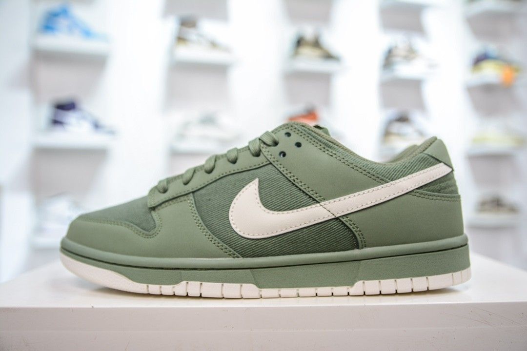 olive dunk low