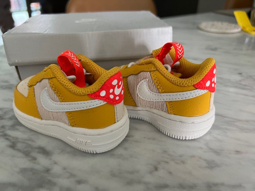 Air force 1 white top yellow ochre