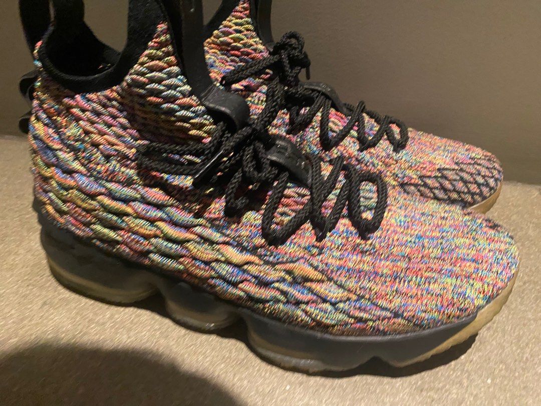 Lebron 15 sale multi black
