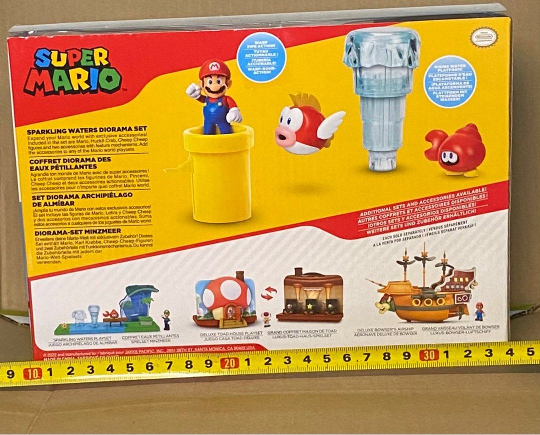 Super Mario - Maison Toad Deluxe 2.5" Avec Figurine Toad Exclusive - Playset Jakks Pacific
