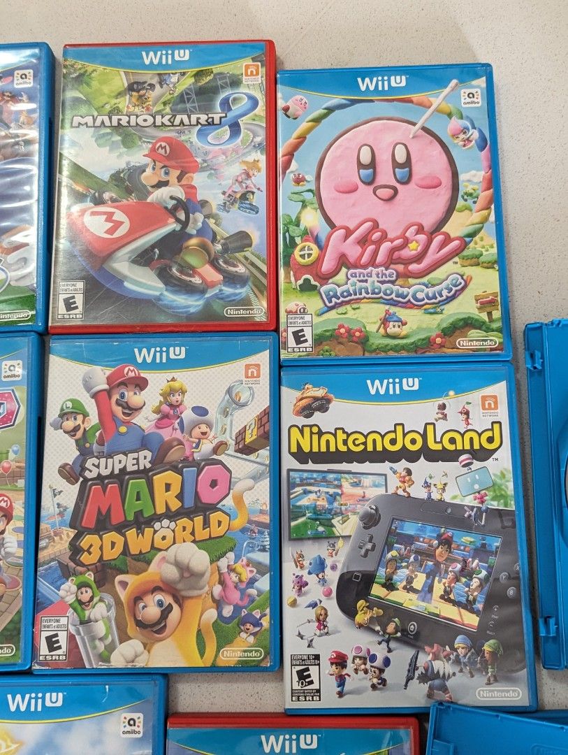 Nintendo Wii u games super Mario bros u Luigi bros u Nintendo land