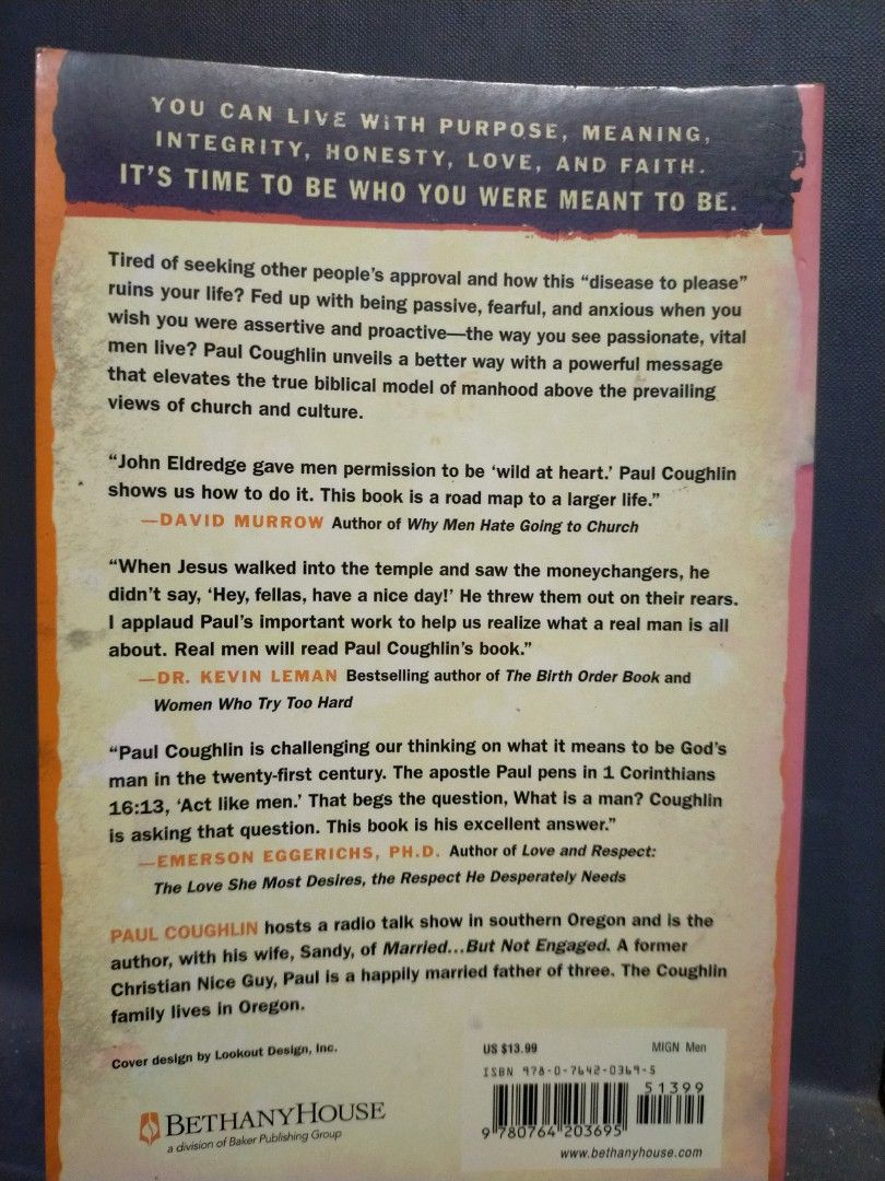 No More Christian Nice Guy ( by Paul Coughlin), Hobbies & Toys, Books