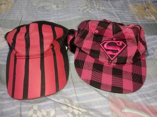 Nonagon Cap (inspired) and Superman Cap