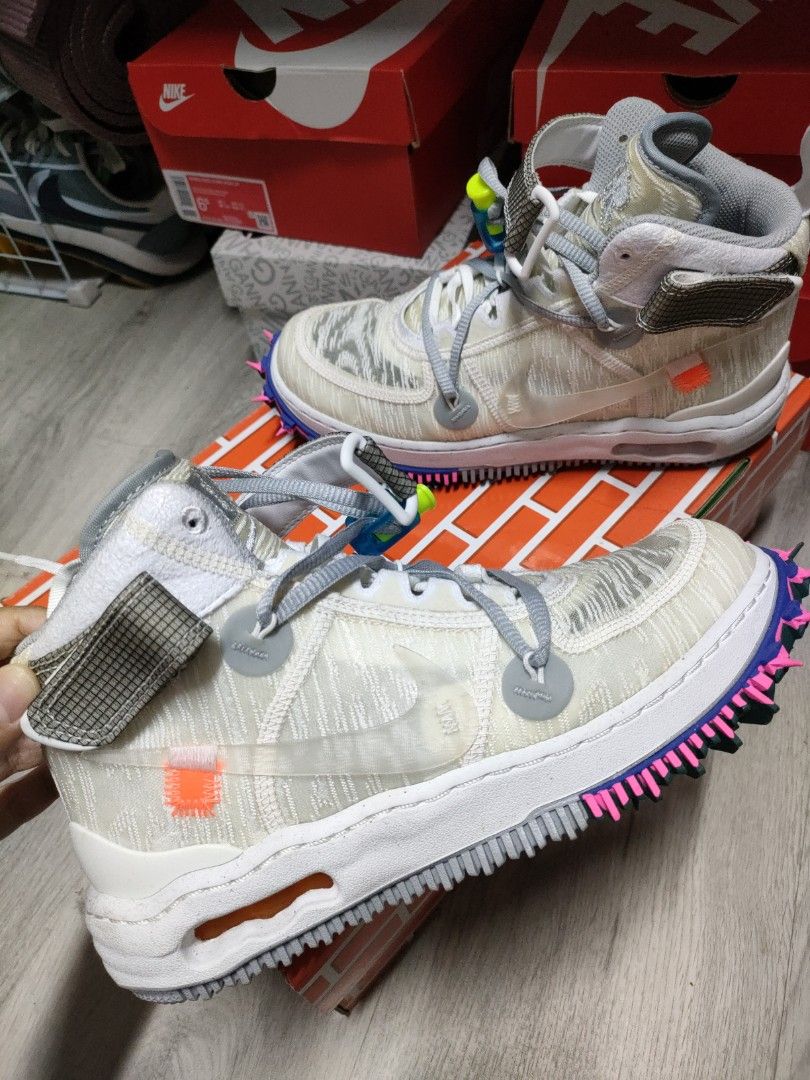 Off white Nike air force 1 mid sp Women s Fashion Footwear