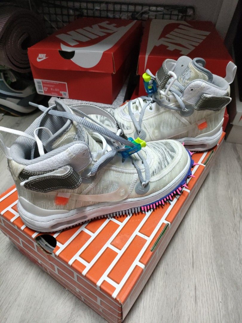 Nike air force online jordan 1 off white