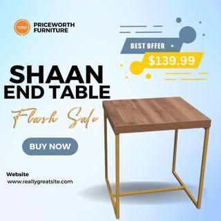 ON SALE!! SHAAN END TABLE - BUY YOURS NOW!! $139.99 only