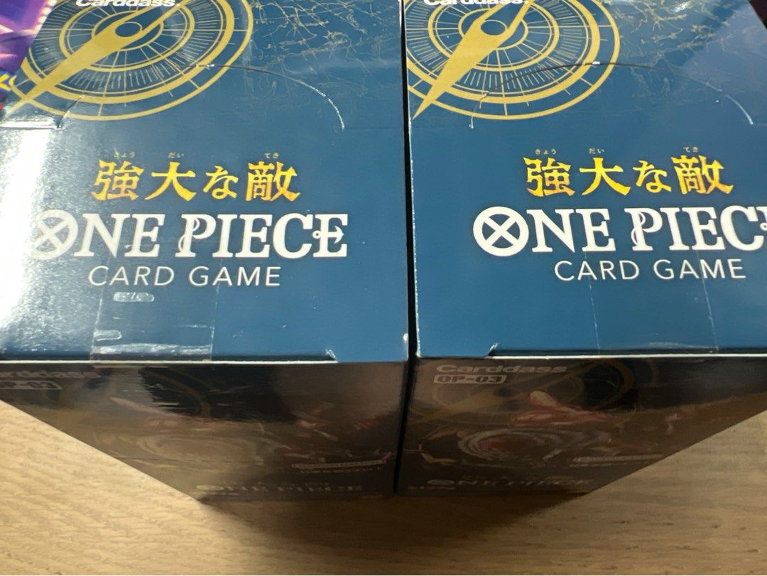 [ONE PIECE] OP-03 BOOSTER BOX (GREEN TAPE), Hobbies & Toys, Toys ...