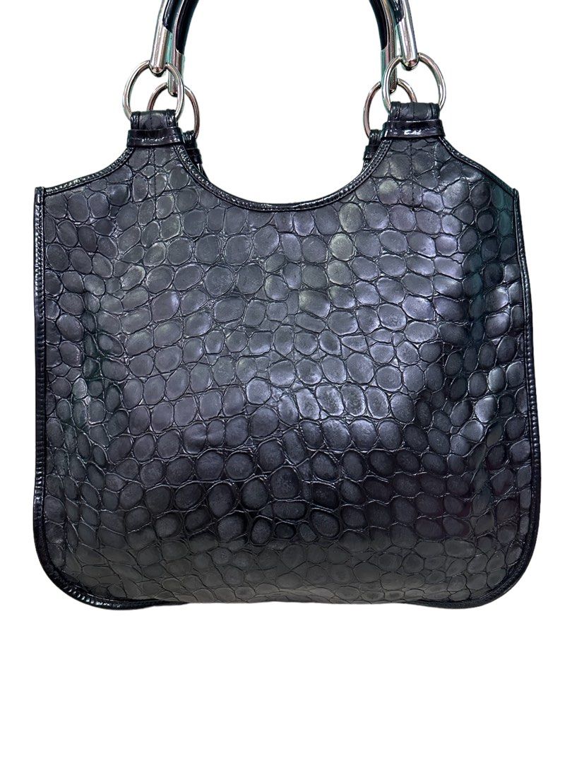 Embossed Croc Leather | Off White main image 0