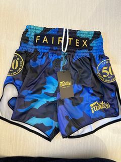 Twins Muay Thai Boxing Shorts Satin Blue/Gold, affordable and direct from  Thailand