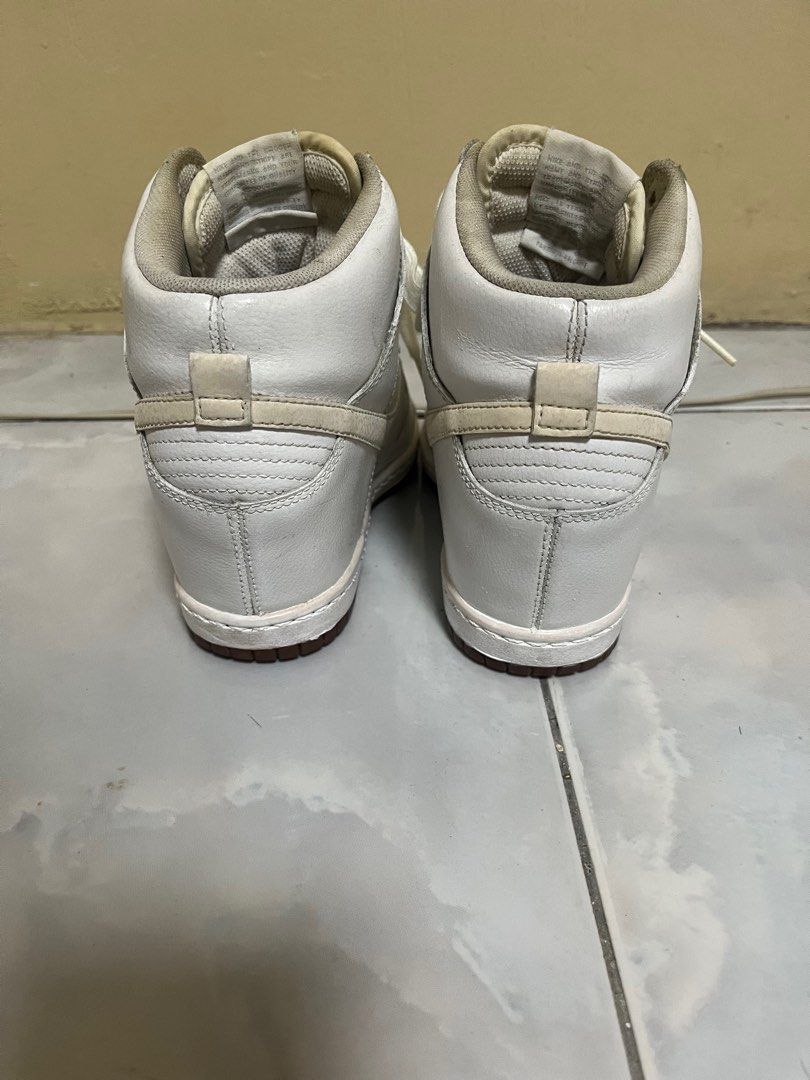 Silver nike wedge dunks hot sale