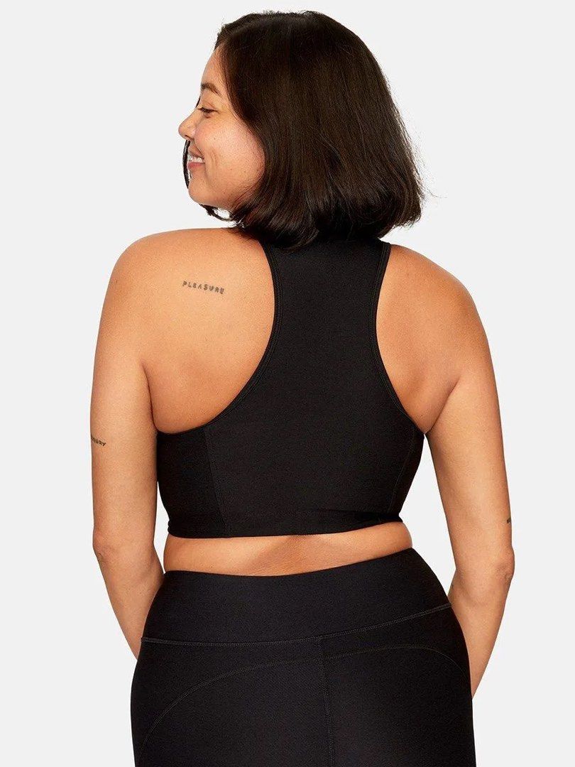 Outdoor Voices Athena Crop Top - Black