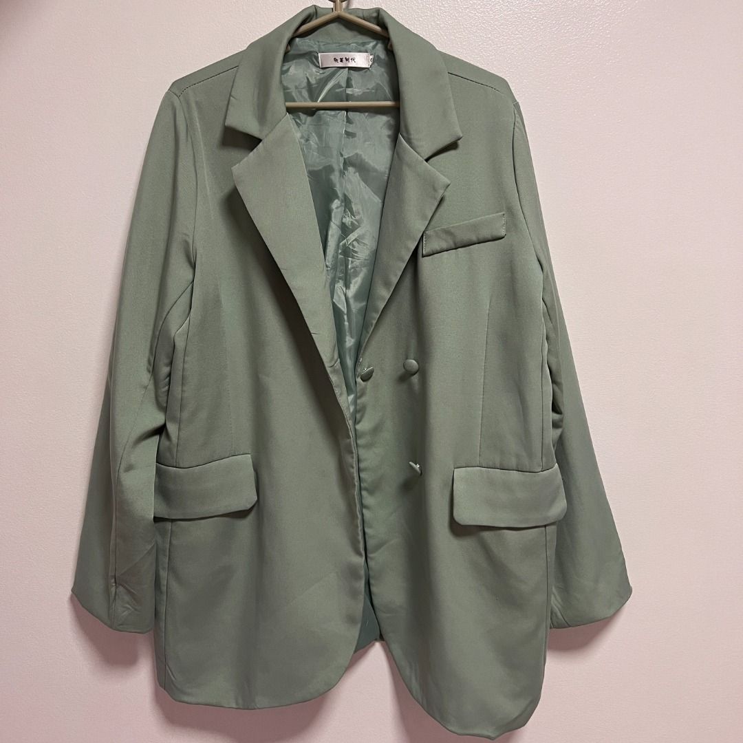 Classic Blazer in Sage Green