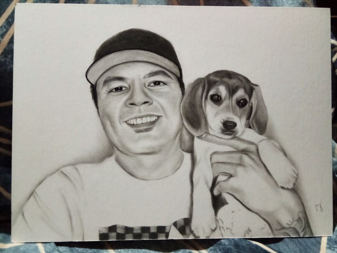 PET PORTRAIT / ANIMAL PORTRAIT (Category: Art & Prints) located in Las Pinas. Submitted by msvicto (Listing ID 1261781299, Image 3). Description: Send me a message for a customized drawing of your fur babies! .