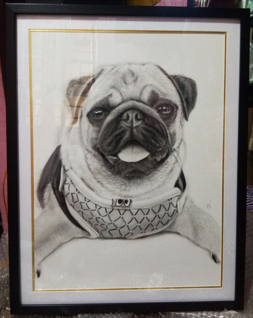 PET PORTRAIT / ANIMAL PORTRAIT (Category: Art & Prints) located in Las Pinas. Submitted by msvicto (Listing ID 1261781299, Image 1). Description: Send me a message for a customized drawing of your fur babies! .