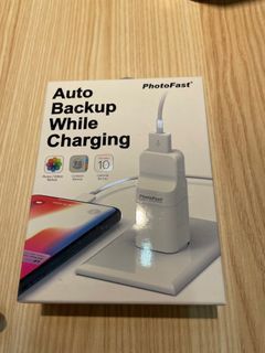 Photo fast auto backup while charging
