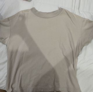 Plain Basic Beige GU Shirt