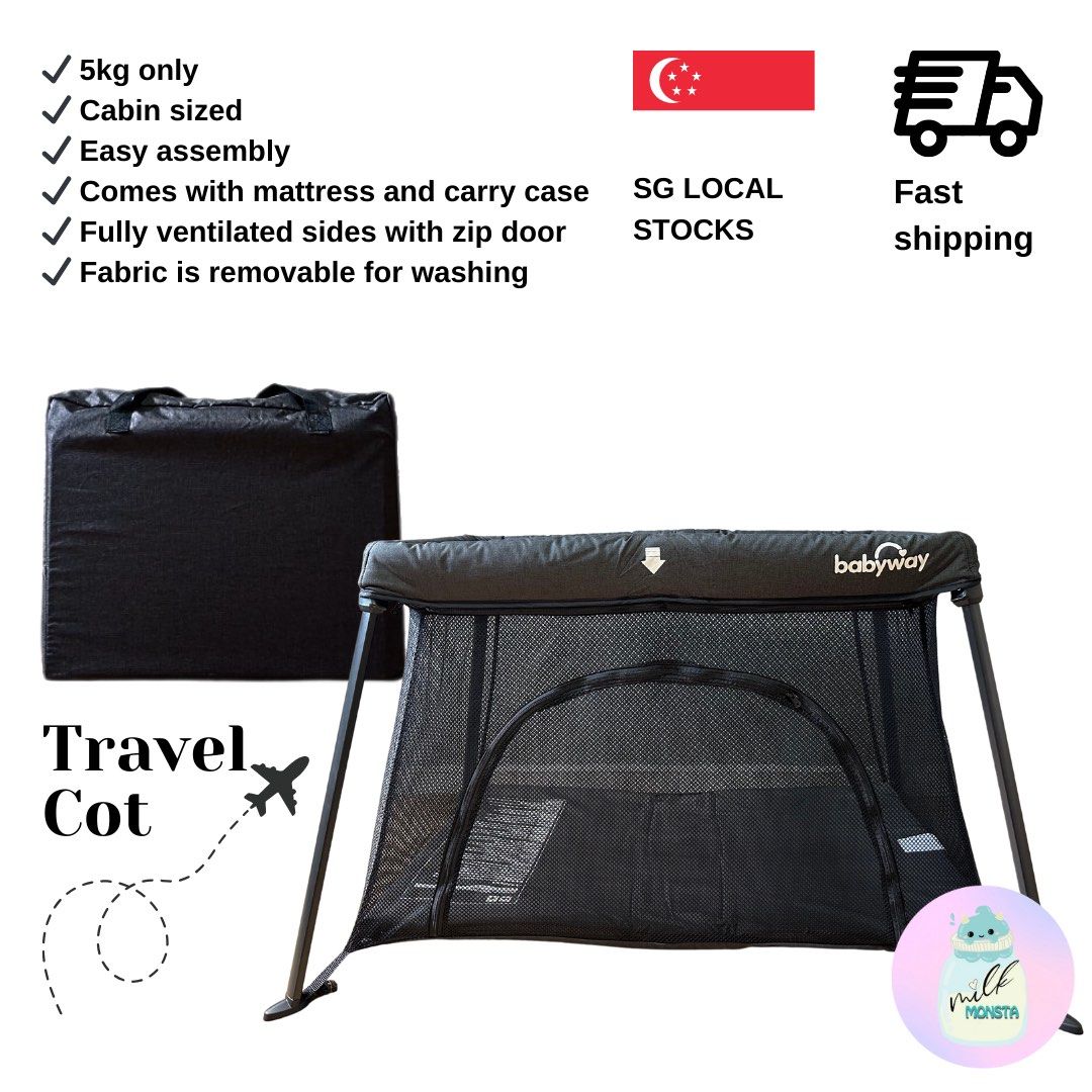 Travel cot bassinet only discount