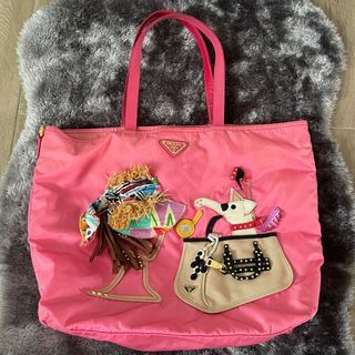 Prada nylon tote bag, Luxury, Bags & Wallets on Carousell