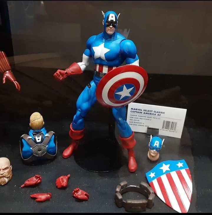 PRE ORDER 1 12 CLASSIC CAPTAIN AMERICA MARVEL SELECT FIGURE GAME