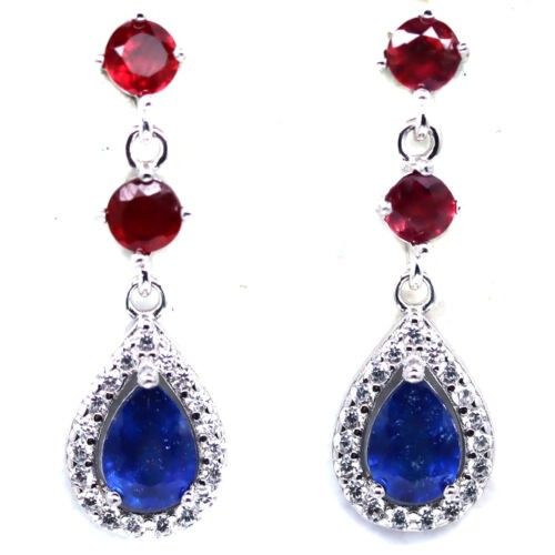 Red sapphire earrings 2025