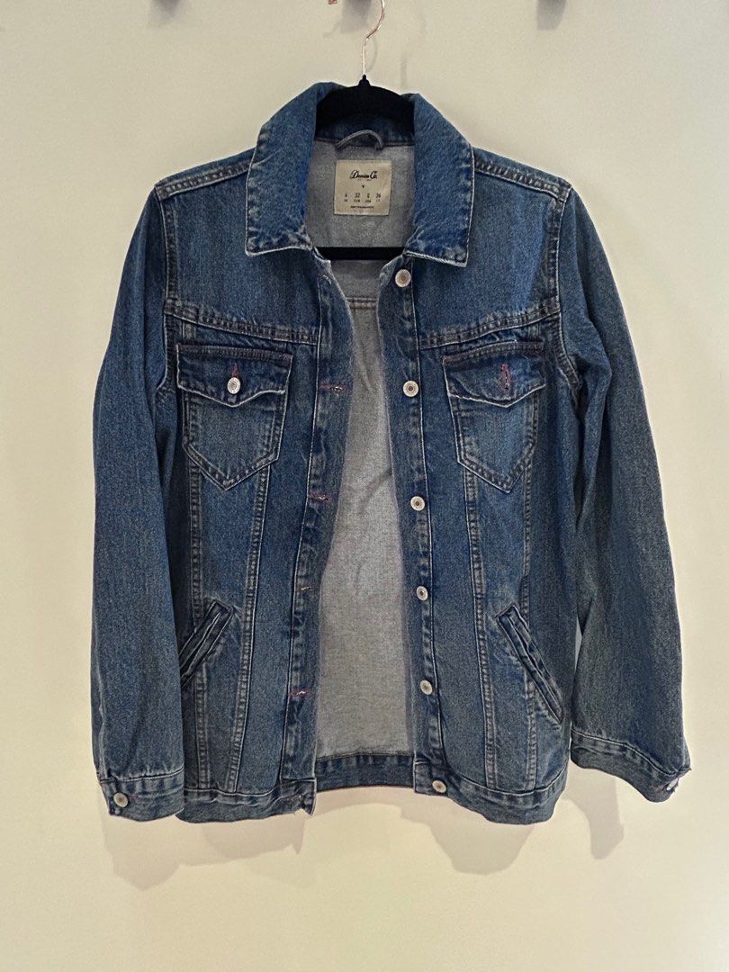 Primark oversized denim jacket on sale