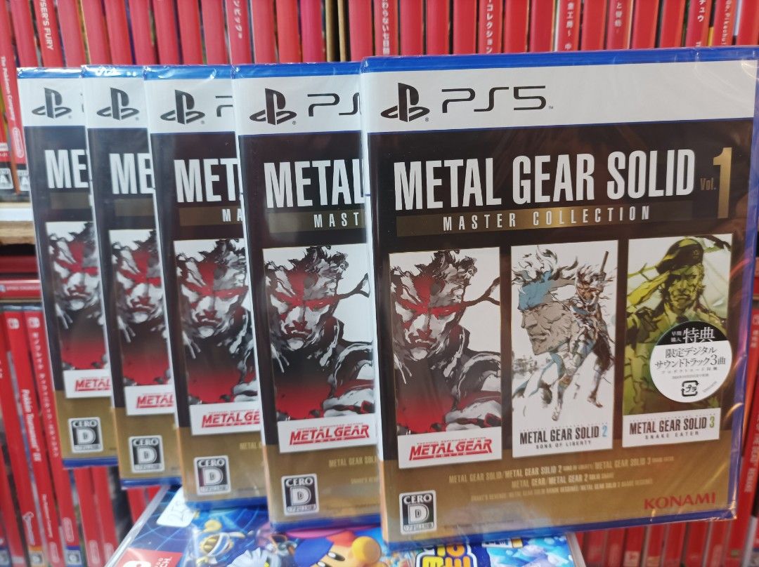 ps5版NS版338元合輯版< MGS > ！ MASTER COLLECTION Vol. 1還可入手