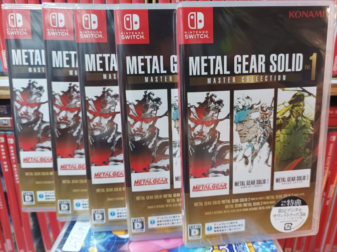 ps5版NS版338元合輯版< MGS > ！ MASTER COLLECTION Vol. 1還可入手