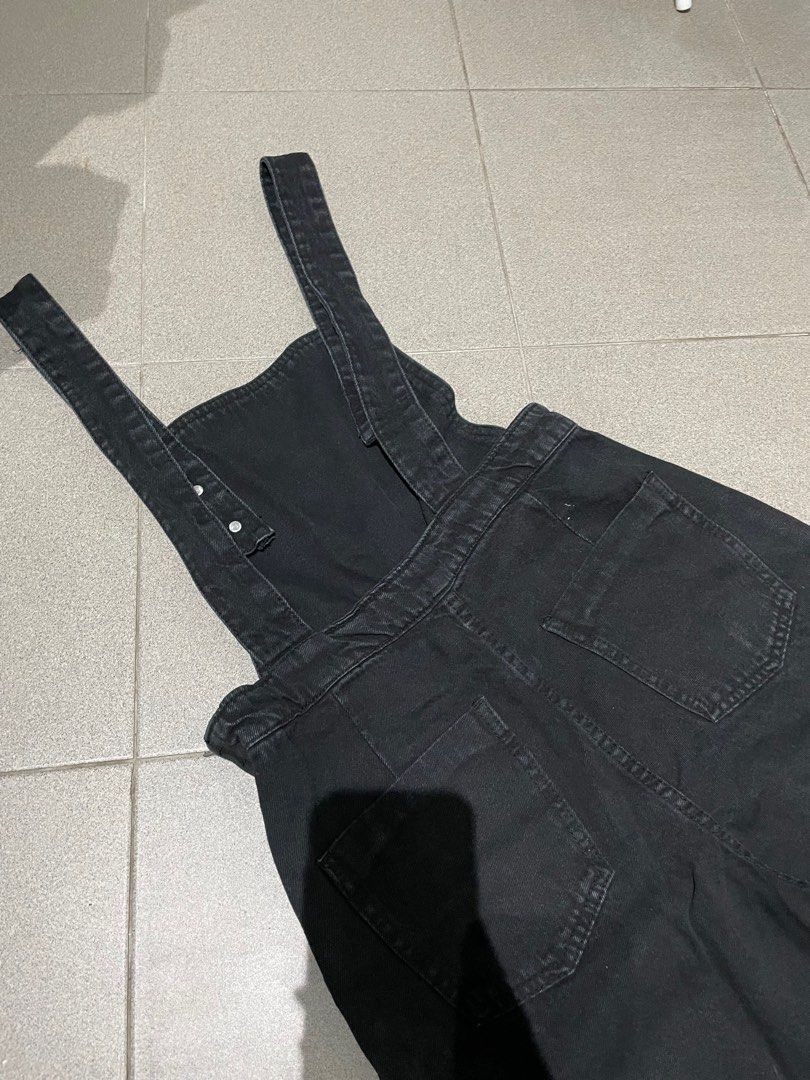 Girls black cheap overalls