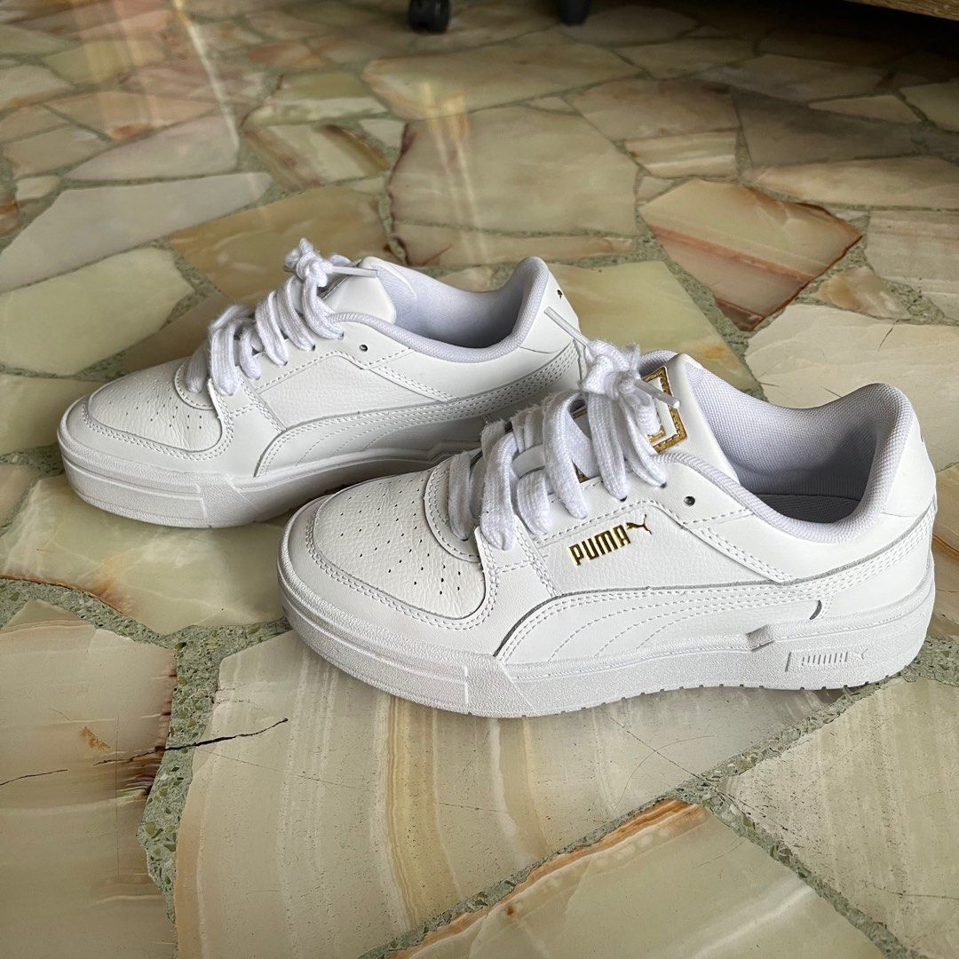 Puma classic trainers white online