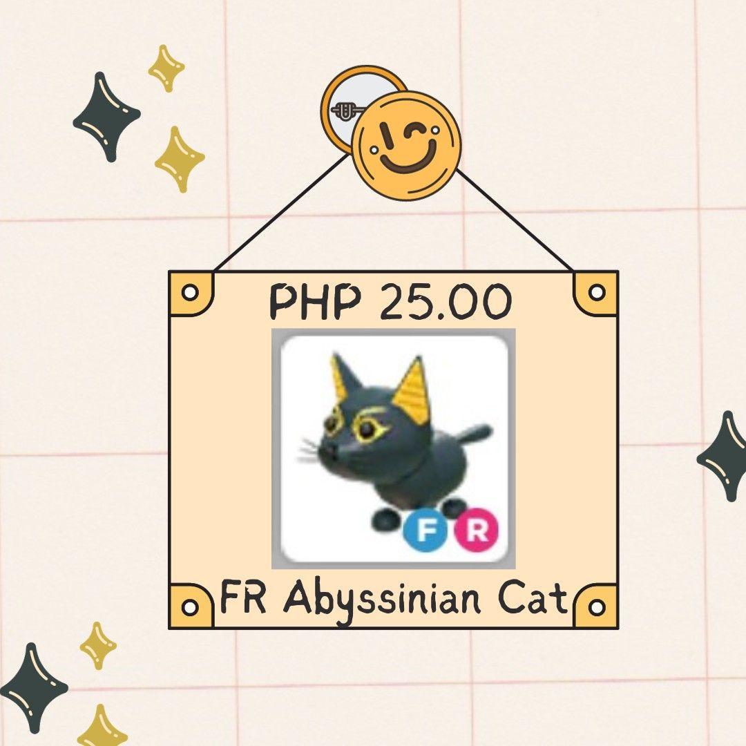 Abyssinian Cat, Trade Roblox Adopt Me Items