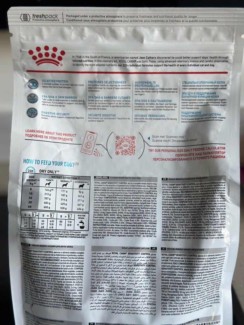 Royal Canin Sensitivity Control 1.5kg for dogs Pet Supplies Pet