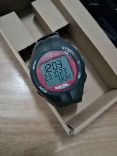 Run Tec Heart rate Pulse Monitor Watch with Bike Fitting 60330/KPPM 57 BNew New Battery