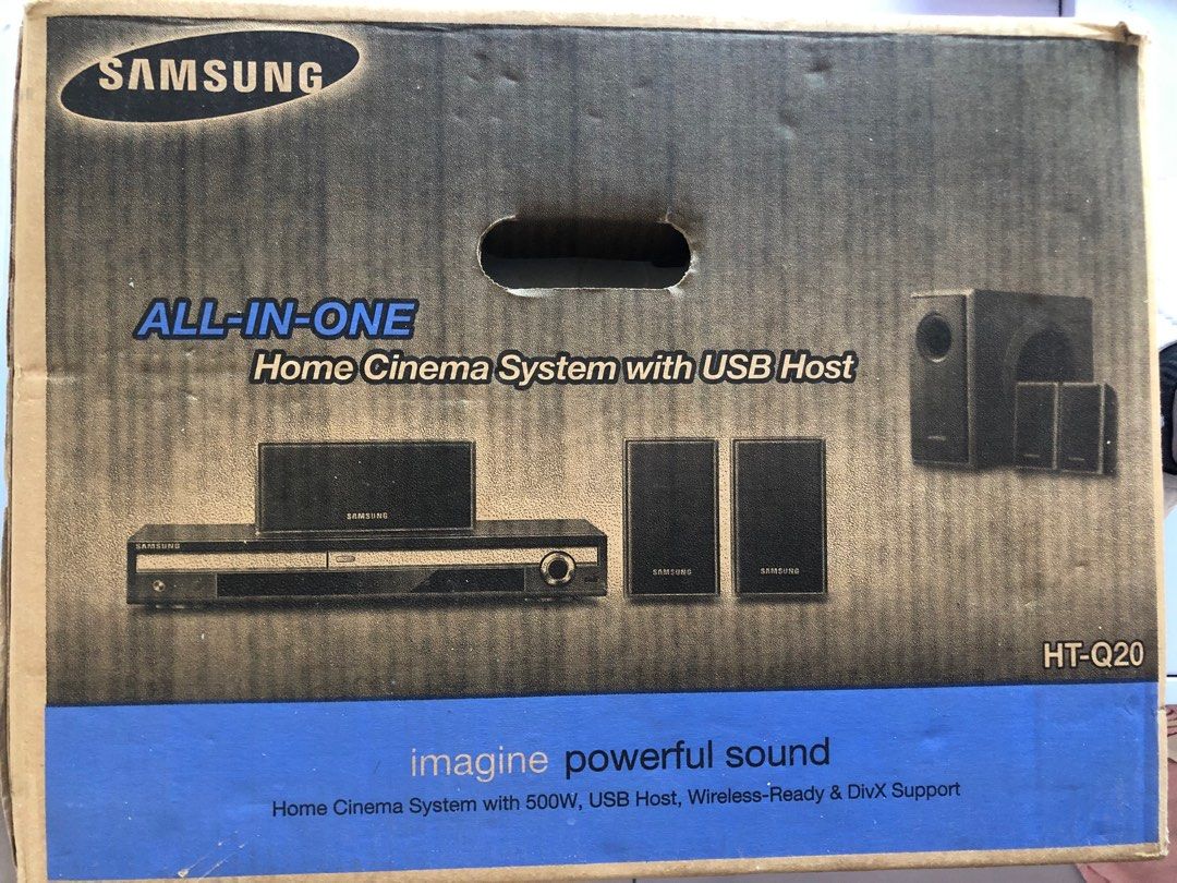 Samsung HTQ20 Home Theater System, 音響器材, Soundbar、揚聲器、藍牙喇叭、耳擴 Carousell