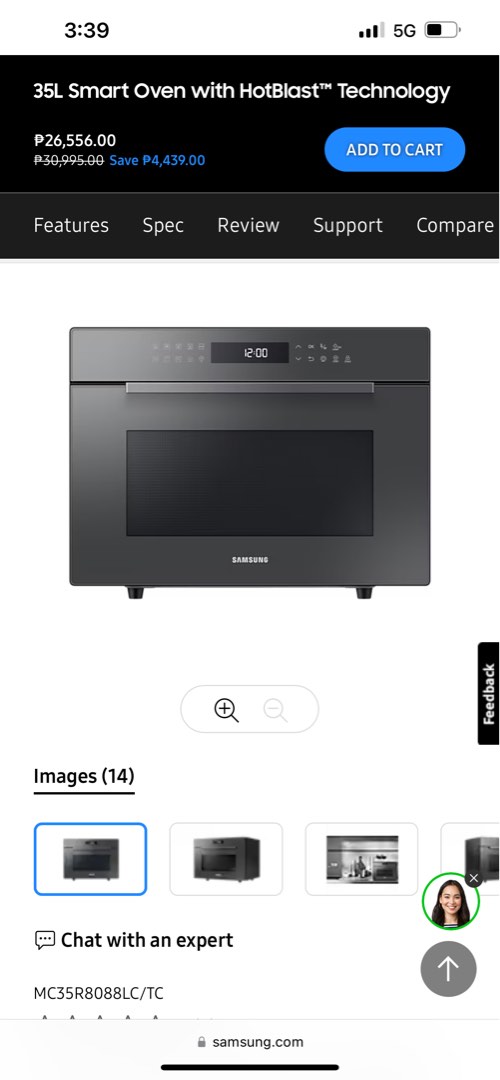 Samsung Smart Oven, TV & Home Appliances, Kitchen Appliances, Cookers