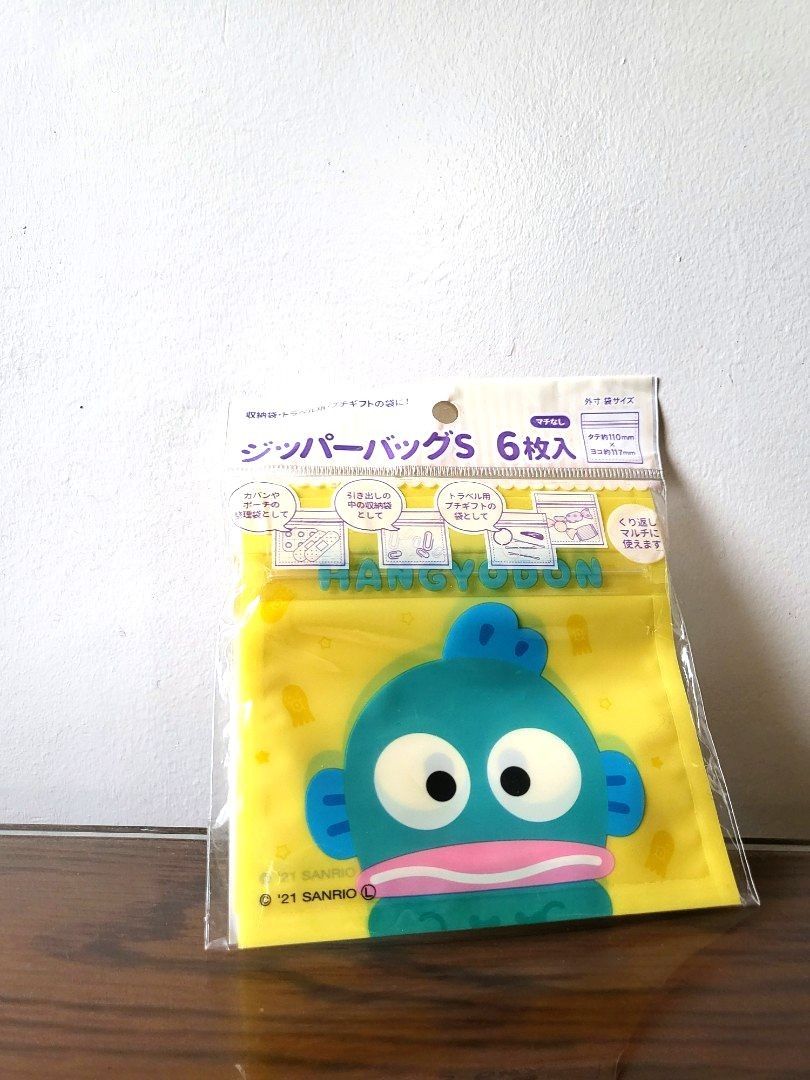 Sanrio Hangyodon Ziplock Case (Category: Stationery & School Supplies) located in Cebu City. Submitted by kawaiiparty (Listing ID 1261852035, Image 1). Description: authentic sanrio Japan 6 pcs ziplock resealable durable cute design.