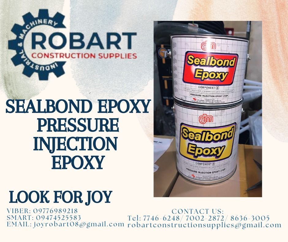SEALBOND EPOXY PRESSURE INJECTION EPOXY, Commercial & Industrial