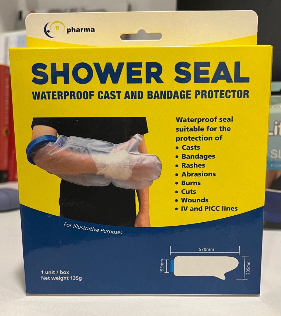 Shower Seal Waterproof arm cast, Health & Nutrition, Assistive