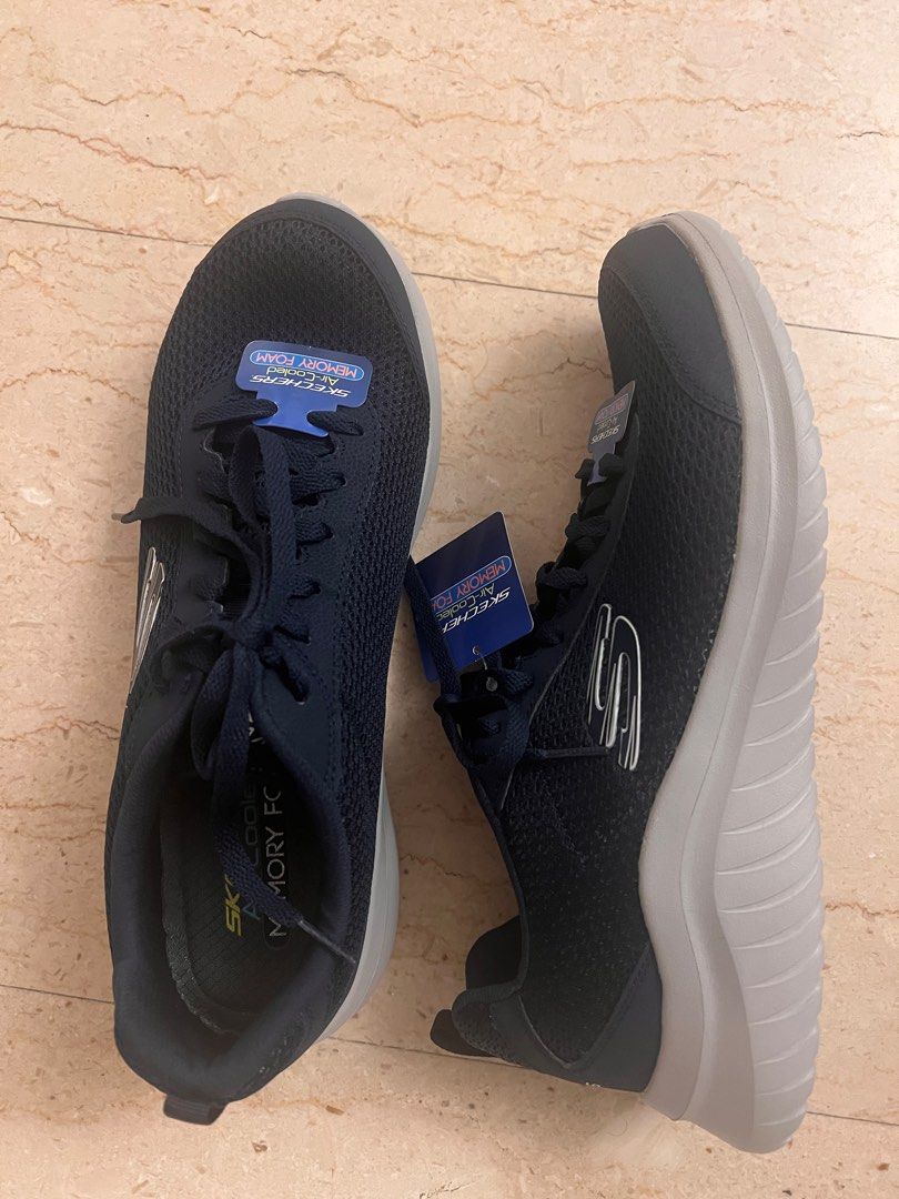 Mens black clearance sketcher trainers