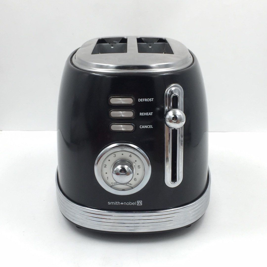 SMITH+NOBEL 2Slice Black Retro Toaster 220volts, TV & Home Appliances