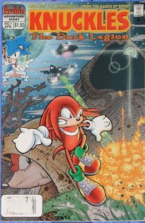 Sonic the hedgehog Knuckles the Dark Legion issue number one
