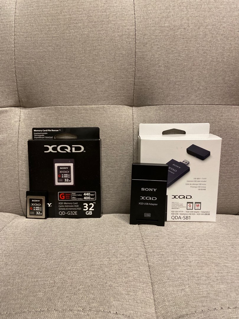 Sony 32GB XQD memory card & Sony XQD reader, Photography, Photography