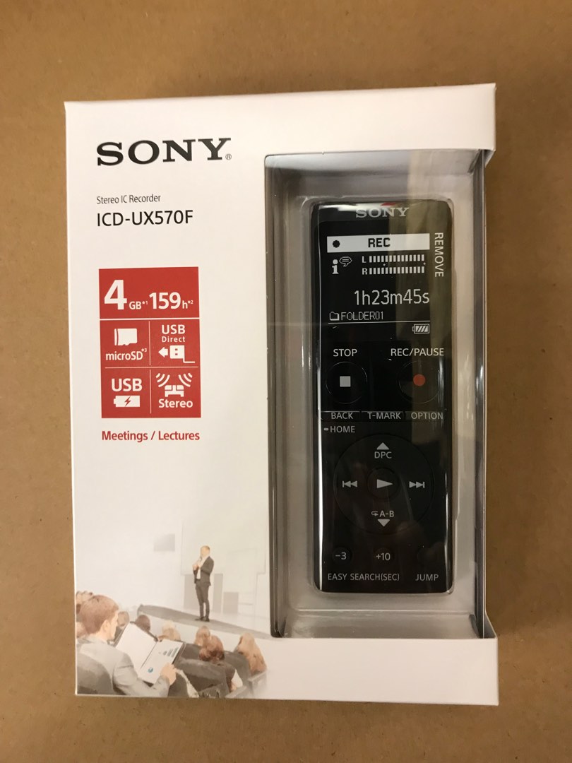 Sony ICD-UX570F 平行進口現貨, 音響器材, 錄音機- Carousell