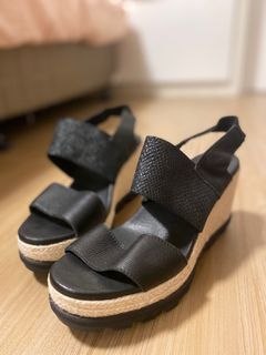 Sorel Ankle Strap Wedge Sandals