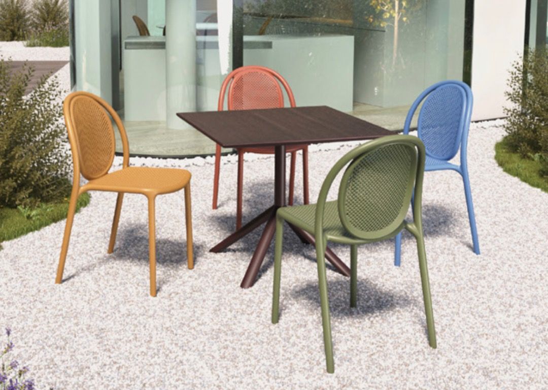 STACKABLE RESTAURANT PLASTIC CHAIR FOR CAFE FOOD COURT Furniture