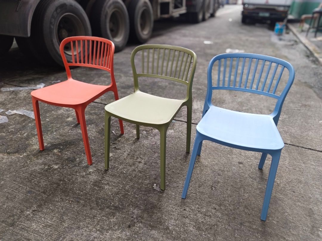 STACKABLE RESTAURANT PLASTIC CHAIR FOR CAFE FOOD COURT (Category: Chairs) located in San Juan City. Submitted by modliving (Listing ID 1261779623, Image 2). Description: Color: BLUE, RED, white, red, gray, green PP Plastic seat suitable for fine dining restaurant, cafes, coffee shop, lounge, Millktea shop We have the widest selection of Chairs and tables with stock on hand. BUY DIRECT FROM IMPORTER / WHOLESALER! SHOWROOM ADDRESS: E-Square Buildin