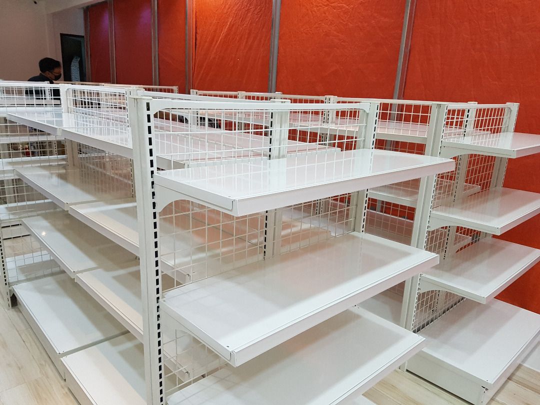 Steel rack boltless type heavy duty grocery racks or supermarket ...