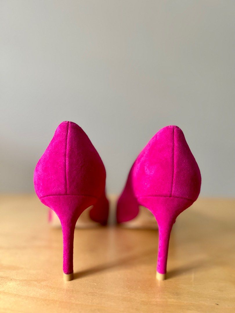 Cerise pink shop suede shoes