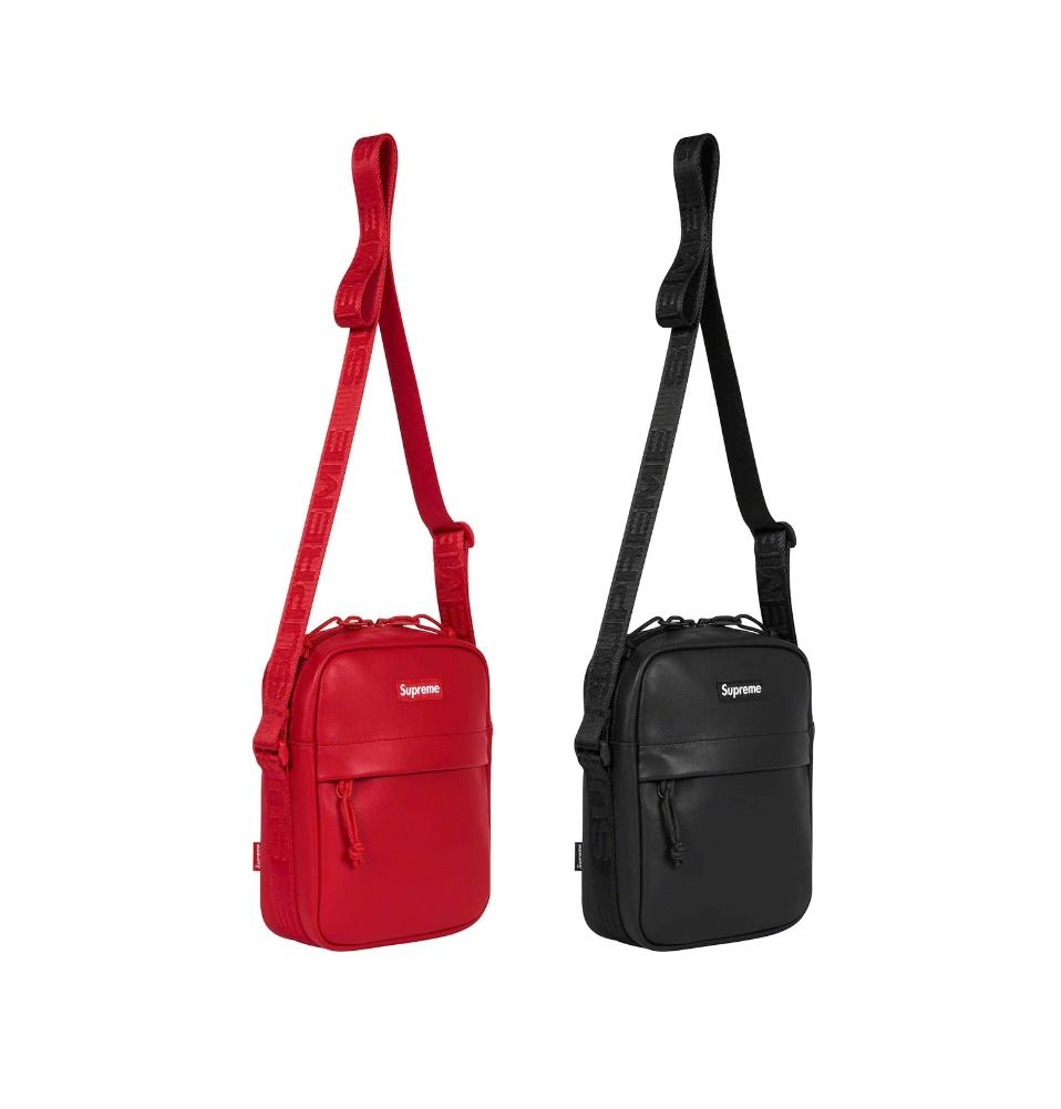 Supreme shoulder sale bag leather